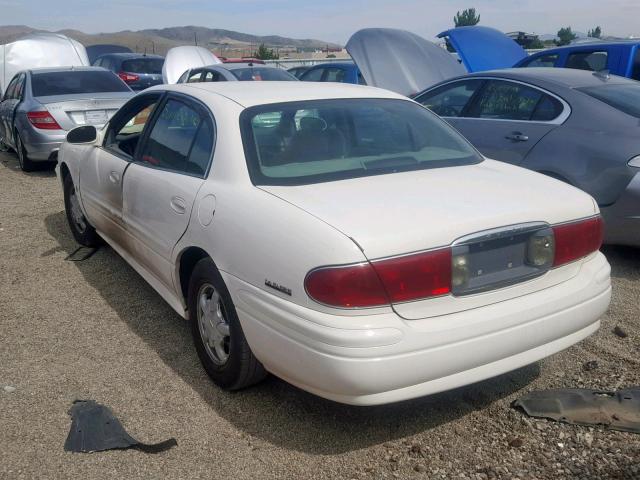 1G4HP54K114287930 - 2001 BUICK LESABRE CU WHITE photo 3