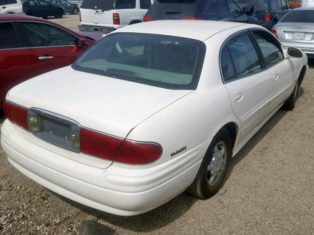 1G4HP54K114287930 - 2001 BUICK LESABRE CU WHITE photo 4