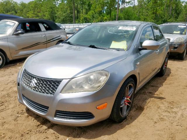 JS2RE9A36C6100598 - 2012 SUZUKI KIZASHI SE GRAY photo 2