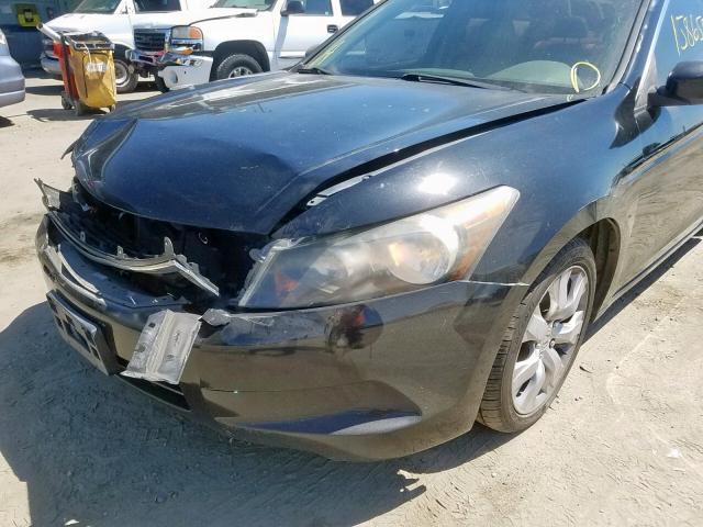 1HGCP2F82AA037971 - 2010 HONDA ACCORD EXL BLACK photo 9