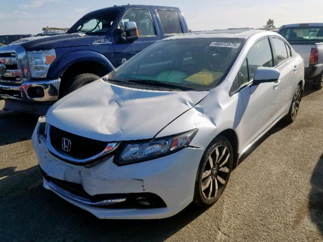 19XFB2F93FE242996 - 2015 HONDA CIVIC EXL 白色 照片 2