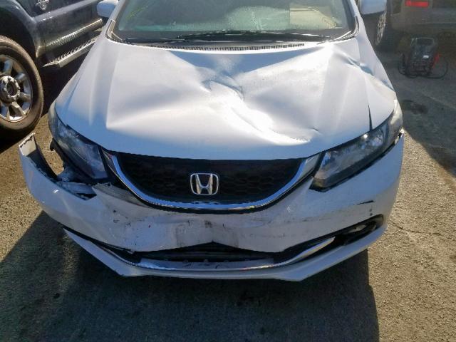 19XFB2F93FE242996 - 2015 HONDA CIVIC EXL 白色 照片 9