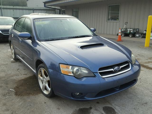 4S3BL686954211239 - 2005 SUBARU LEGACY GT BLUE photo 1