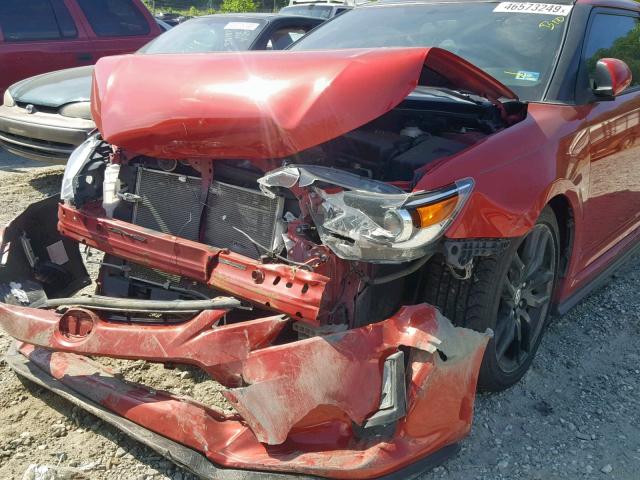JTKJF5C72GJ025634 - 2016 TOYOTA SCION TC წითელი ფოტო 9