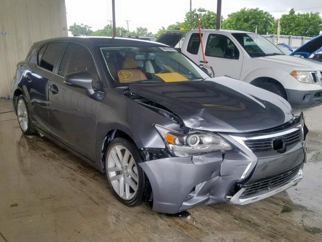 JTHKD5BH6G2254452 - 2016 LEXUS CT 200 CHARCOAL photo 1