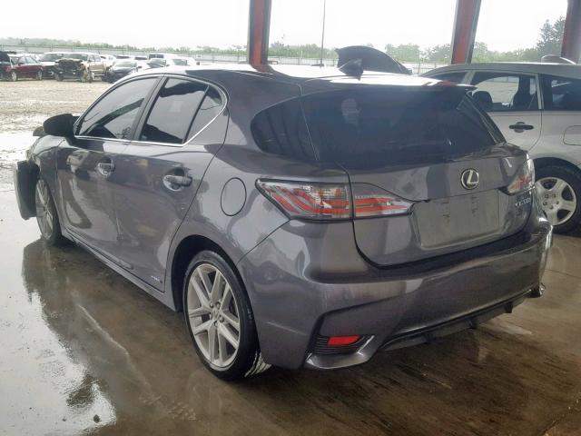 JTHKD5BH6G2254452 - 2016 LEXUS CT 200 CHARCOAL photo 3