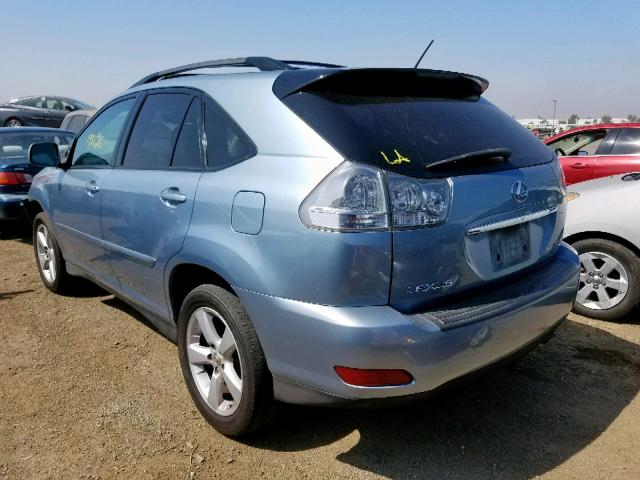 2T2GA31U85C040639 - 2005 LEXUS RX 330 BLUE photo 3