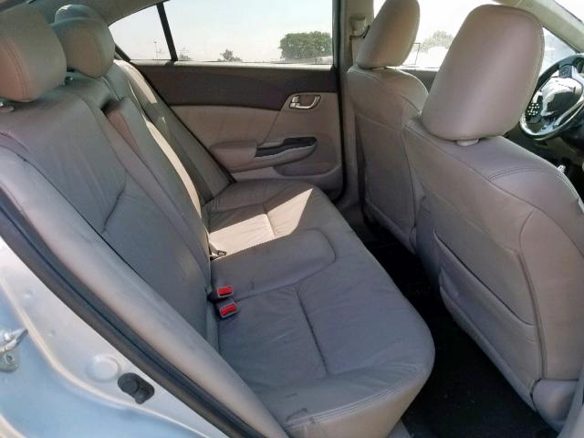 2HGFB2F9XCH504854 - 2012 HONDA CIVIC EXL 青绿色 照片 6