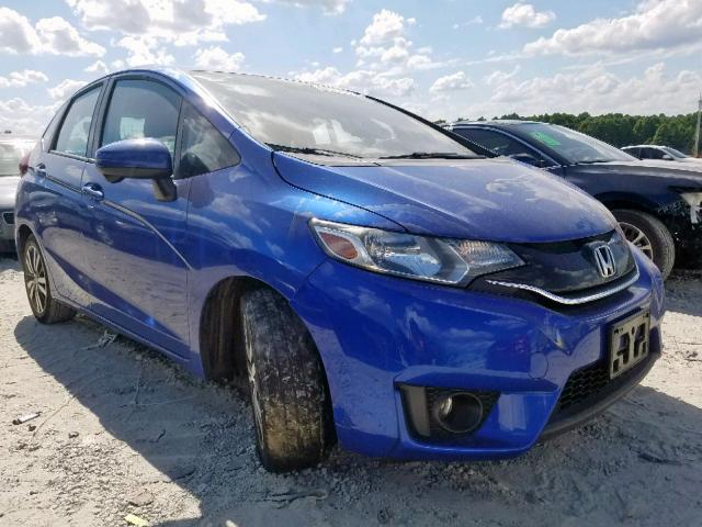 3HGGK5H89FM771208 - 2015 HONDA FIT EX BLUE photo 1