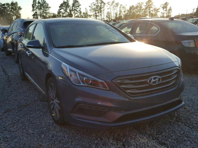 5NPE34AB9FH101084 - 2015 HYUNDAI SONATA SPO TURQUOISE photo 1