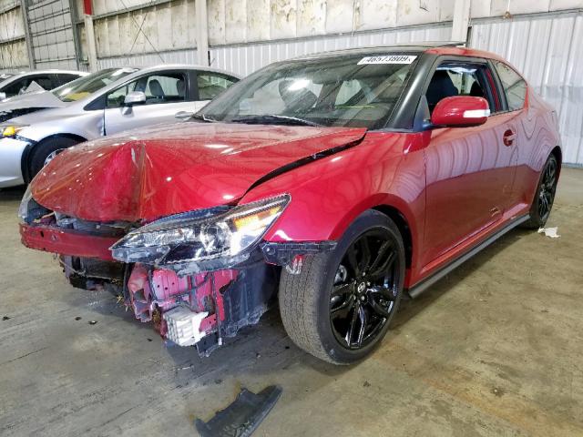 JTKJF5C79GJ026408 - 2016 TOYOTA SCION TC წითელი ფოტო 2