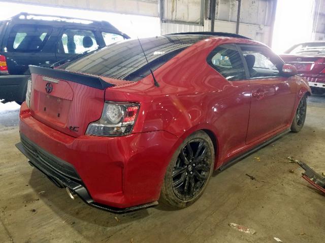 JTKJF5C79GJ026408 - 2016 TOYOTA SCION TC წითელი ფოტო 4