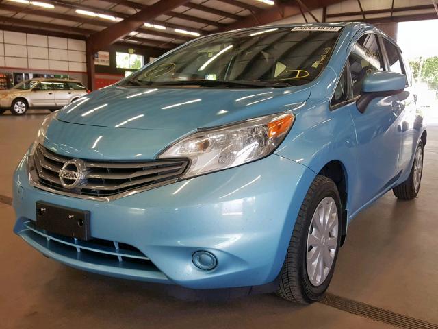 3N1CE2CP3FL390058 - 2015 NISSAN VERSA NOTE BLUE photo 2