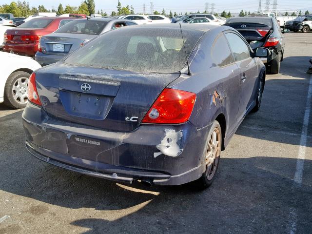 JTKDE177960118383 - 2006 TOYOTA SCION TC ლურჯი ფოტო 4