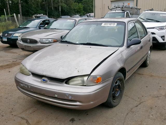 1Y1SK52882Z412390 - 2002 CHEVROLET GEO PRIZM GRAY photo 2