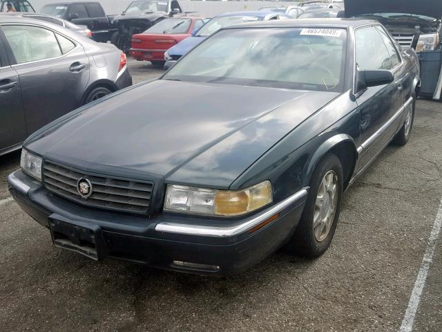 1G6ET1299VU616619 - 1997 CADILLAC ELDORADO T GREEN photo 2