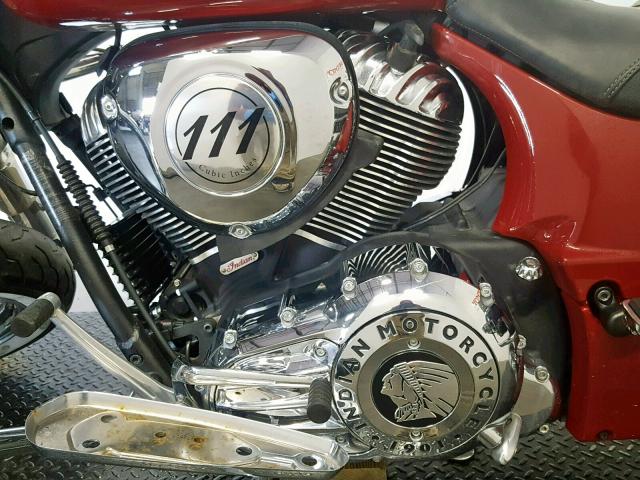 56KCCCAA7E3310904 - 2014 INDIAN MOTORCYCLE CO. CHIEF CLAS RED photo 6