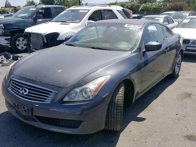 JNKCV64E29M606234 - 2009 INFINITI G37 BASE GRAY photo 2