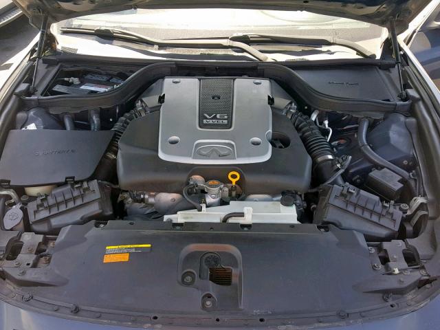 JNKCV64E29M606234 - 2009 INFINITI G37 BASE GRAY photo 7