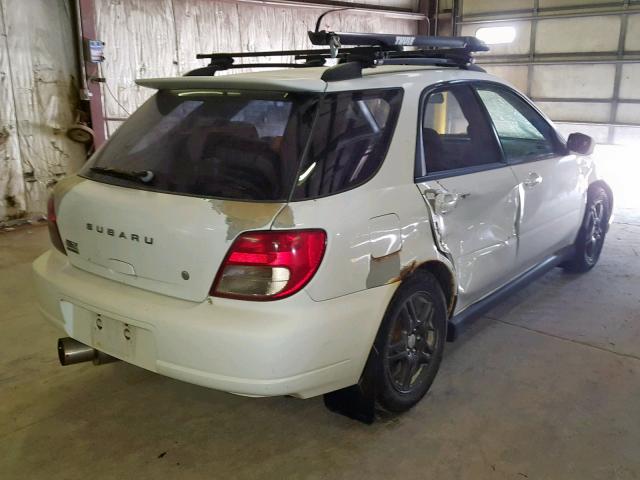 JF1GG29632G816794 - 2002 SUBARU IMPREZA WR WHITE photo 4