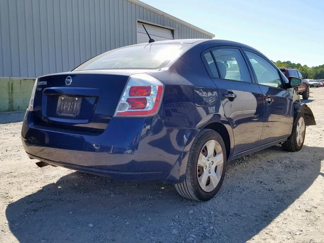 3N1AB61E19L622430 - 2009 NISSAN SENTRA 2.0 BLUE photo 4