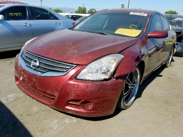 1N4AL2AP2CN463600 - 2012 NISSAN ALTIMA BAS BURGUNDY photo 2