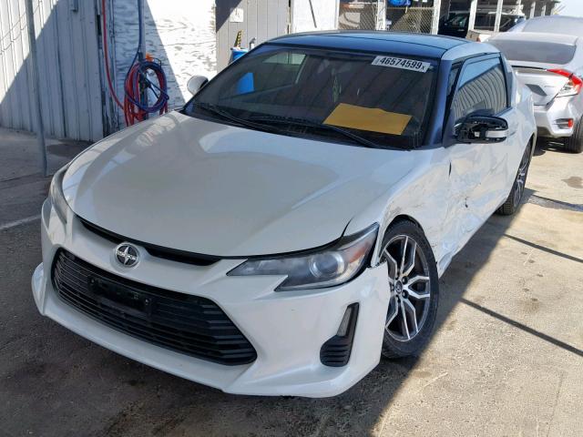 JTKJF5C71FJ013120 - 2015 TOYOTA SCION TC თეთრი ფოტო 2