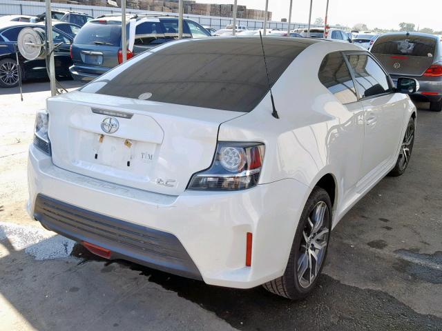 JTKJF5C71FJ013120 - 2015 TOYOTA SCION TC თეთრი ფოტო 4