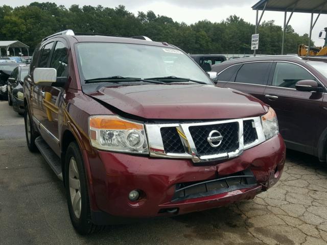 5N1BA0ND9BN622910 - 2011 NISSAN ARMADA SV BURGUNDY photo 1