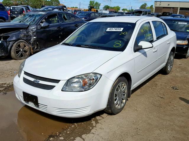 1G1AD5F54A7240047 - 2010 CHEVROLET COBALT 1LT WHITE photo 2