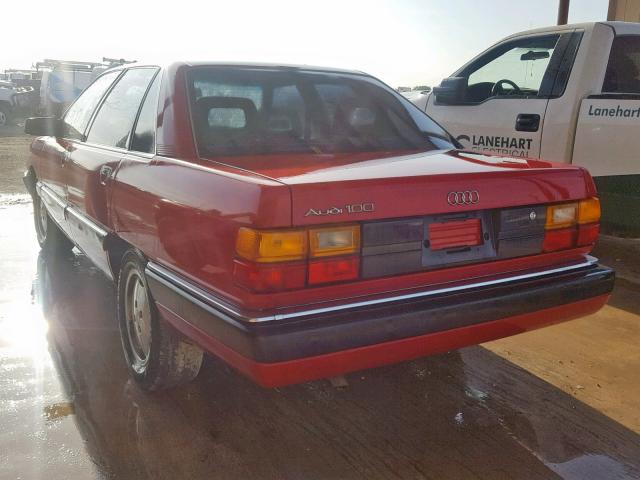 WAUBC5449MN026791 - 1991 AUDI 100 RED photo 3