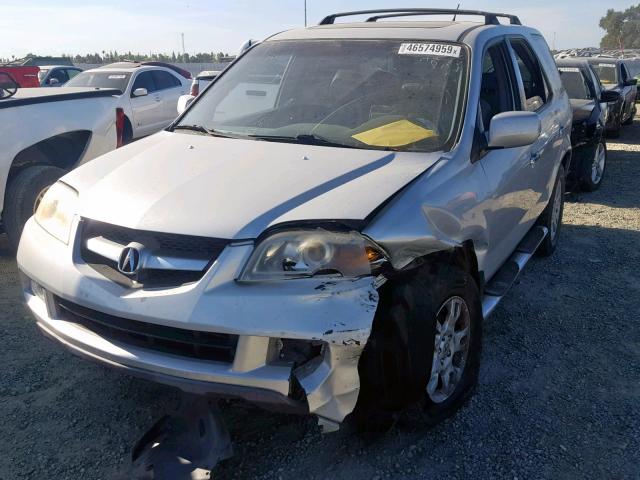 2HNYD18894H544659 - 2004 ACURA MDX TOURIN SILVER photo 2