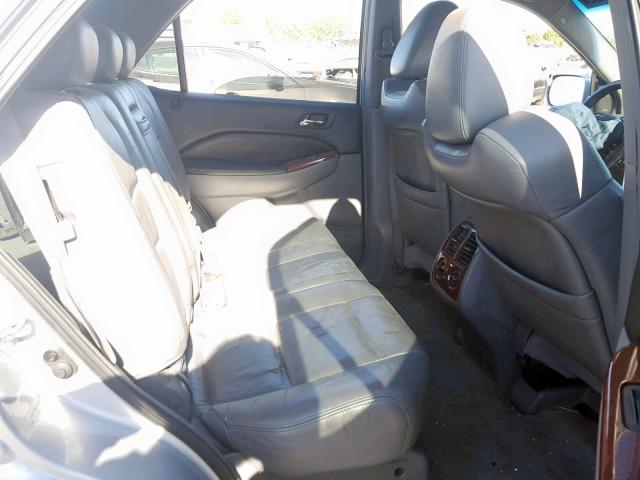 2HNYD18894H544659 - 2004 ACURA MDX TOURIN SILVER photo 6