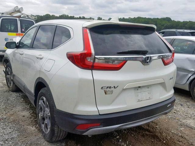 2HKRW2H8XJH620256 - 2018 HONDA CR-V EXL WHITE photo 3