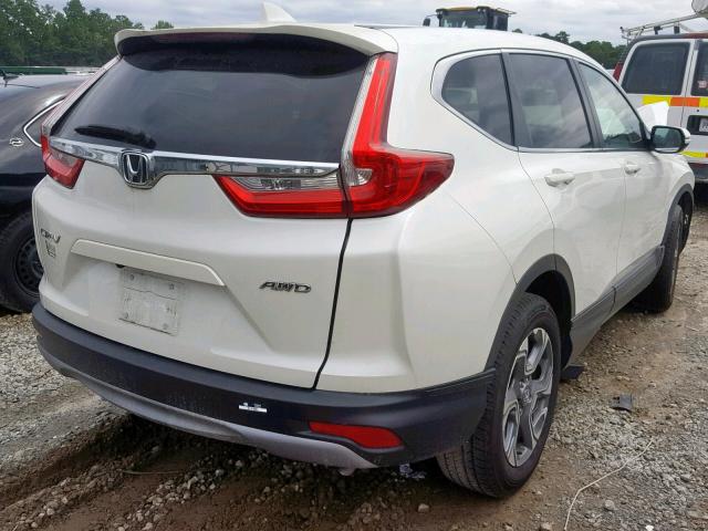 2HKRW2H8XJH620256 - 2018 HONDA CR-V EXL WHITE photo 4