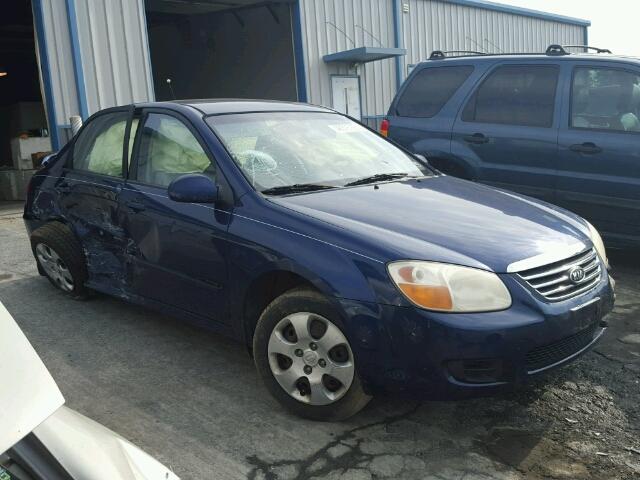 KNAFE121085559468 - 2008 KIA SPECTRA EX BLUE photo 1