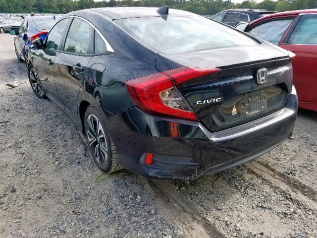 19XFC1F7XJE200842 - 2018 HONDA CIVIC EXL 黑色 照片 3
