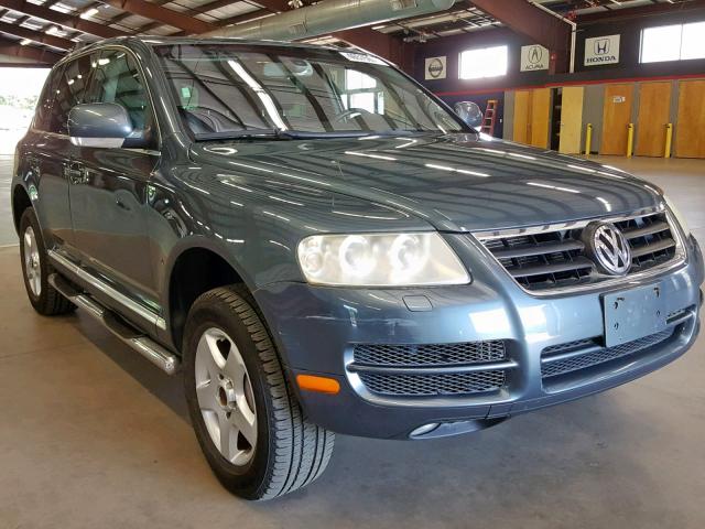 WVGBC67L14D024420 - 2004 VOLKSWAGEN TOUAREG 3. BLUE photo 1