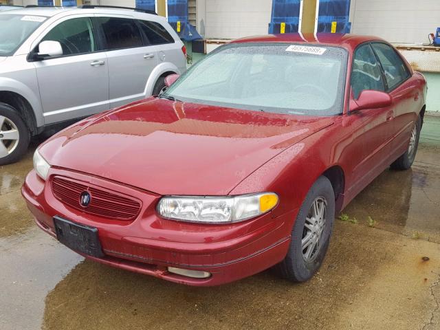 2G4WB52K231129295 - 2003 BUICK REGAL LS RED photo 2