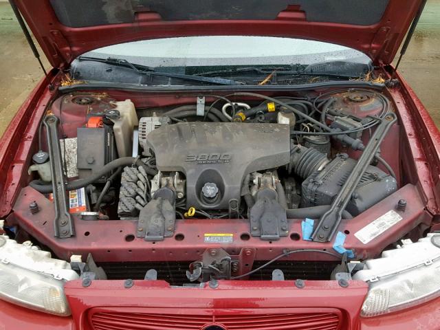 2G4WB52K231129295 - 2003 BUICK REGAL LS RED photo 7