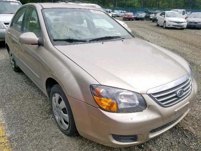 KNAFE221895618192 - 2009 KIA SPECTRA EX GOLD photo 1