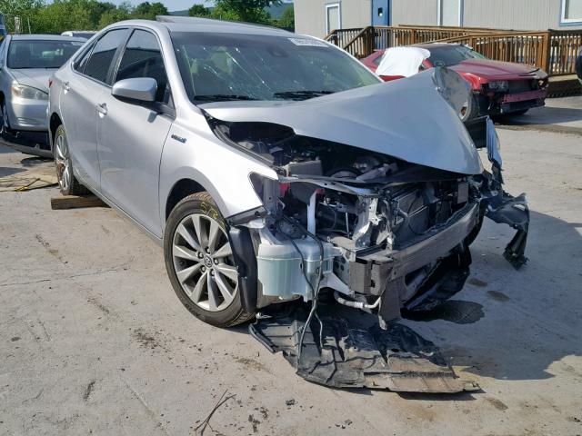 4T1BD1FK1GU183077 - 2016 TOYOTA CAMRY HYBR SILVER photo 1