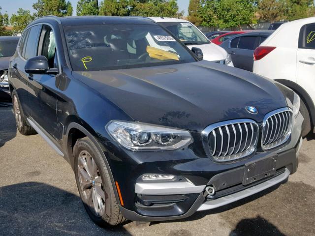 5UXTR9C55JLC69384 - 2018 BMW X3 XDRIVE3 BLACK photo 1
