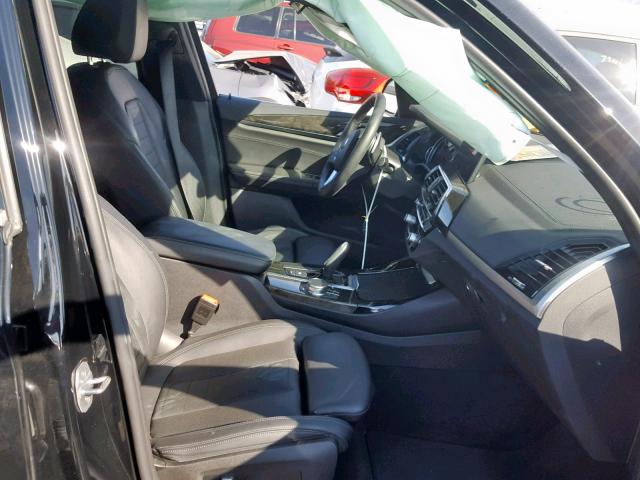 5UXTR9C55JLC69384 - 2018 BMW X3 XDRIVE3 BLACK photo 5