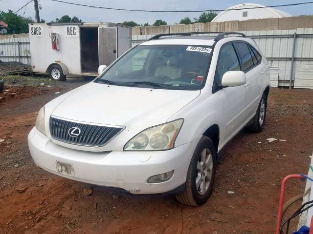 JTJHA31U140038021 - 2004 LEXUS RX 330 WHITE photo 2