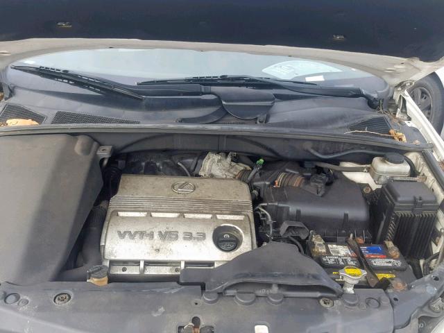 JTJHA31U140038021 - 2004 LEXUS RX 330 WHITE photo 7