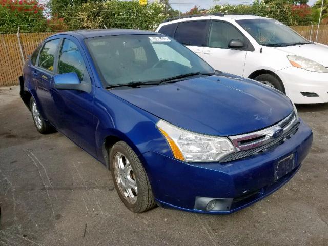 1FAHP36N29W242954 - 2009 FORD FOCUS SES BLUE photo 1