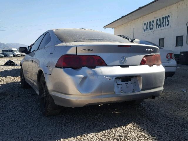 JH4DC53033C004059 - 2003 ACURA RSX TYPE-S SILVER photo 3