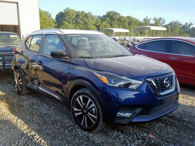 3N1CP5CU2JL546696 - 2018 NISSAN KICKS S BLUE photo 1