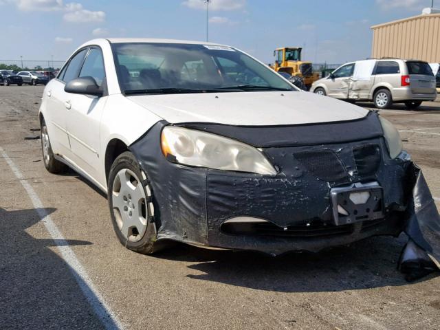 1G2ZF55B064134090 - 2006 PONTIAC G6 SE WHITE photo 1